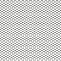 Metallic black grid on a white background. Wavy wires structure. Geometric texture. Seamless repeating pattern. Royalty Free Stock Photo