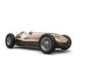 Metallic brown vintage race sports car - beauty shot