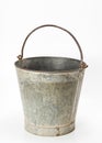Metallic bucket Royalty Free Stock Photo