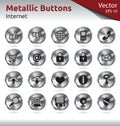 Metallic Buttons - Multimedia