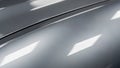 Metallic Car Paint Surface with Reflective Light Patterns texture Royalty Free Stock Photo