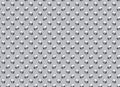 Metallic diamond plate background with seamless pattern Royalty Free Stock Photo