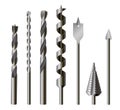 Metallic Drill Bits, Equipment And Tool Set