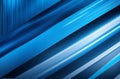 Metallic Elegance: Abstract Background with Blue Light. Royalty Free Stock Photo