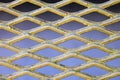 Metallic Fence Detail Industrial Pattern