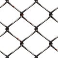 Metallic fence Royalty Free Stock Photo