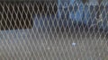 metallic fence in old building Royalty Free Stock Photo