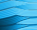 Metal Fiber Background Blue