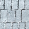 Foil metallic grey background with pattern of brick wall