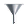 Metallic funnel