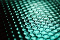 Metallic Green Bubble Wrap Royalty Free Stock Photo