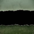 Metallic green torn surface. Textured military background.