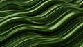 Metallic Green Wavy Ribbons with Reflective Surface and Deep Shadows stock 20251229 Royalty Free Stock Photo