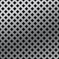 Metallic grid realistic seamless pattern. Metal steel mesh panel plate template Royalty Free Stock Photo