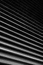 Black and White Line art pattern isolated on black Royalty Free Stock Photo