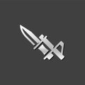 Metallic Icon - Bayonet knife