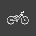 Metallic Icon - Trial bicycle