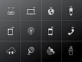 Metallic Icons - Wireless Royalty Free Stock Photo