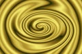 Abstract background of metallic liquid golden texture in swirls Royalty Free Stock Photo