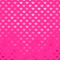 Metallic Pink Hearts Polka Dot Pattern Hearts Dots