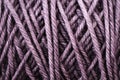 Metallic Purple Yarn Texture Close Up Royalty Free Stock Photo