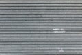 Metallic roller shutter texture