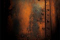 Metallic rusty iron wall texture with rivets surface texture design Royalty Free Stock Photo