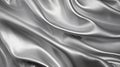 Metallic Satin Background: High Detailed Silver Lycra Texture