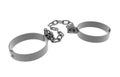 Metallic shiny handcuffs