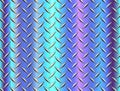 Metallic silver background with opalescent pearl colors, chrome metal background with diamond plate iridescence texture