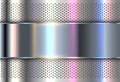 Metallic silver background with opalescent pearl colors Royalty Free Stock Photo