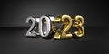 Metallic Silver and Gold year end 2022, 2023