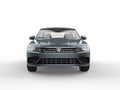 Metallic slate blue Volkswagen Passat 2018 - 2021 model - front view closeup shot