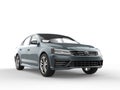 Metallic slate blue Volkswagen Passat 2018 - 2021 model - front view