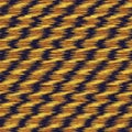 Metallic Space Dyed Glow Rope Twist Stripe Background. Texture. Mottle Effect Seamless Pattern. Vibrant Diagonal Line