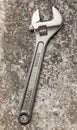 Metallic spanner Royalty Free Stock Photo