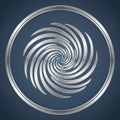 Swirling illusion, centralizing focus and providing a sense of Royalty Free Stock Photo