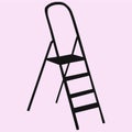 Metallic Step Ladder