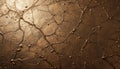 A metallic surface with a bronze hue is detailed with intricate, web-like patterns Royalty Free Stock Photo