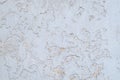 Metallic surface painted with gray paint with traces of rust as a background Royalty Free Stock Photo