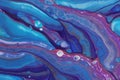 Terrifying tentacles thrash amidst the waves in this metallic teal abstract background. Royalty Free Stock Photo