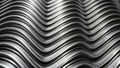 Metallic texture creates flowing pattern of wavy lines in a close-up view of stacked spoons on a flat surface Royalty Free Stock Photo