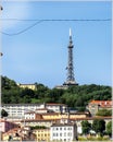 Metallic tower of Fourvier, Lyon, France