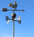 vane to indicate the wind direction with the letters of the