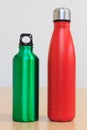 Metallic water bottles