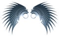 Metallic wings