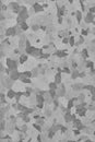 Metallic zinc background. Mottled, camouflage grey texture.