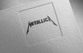 Metallica on paper texture