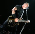 Metallica performs in concert