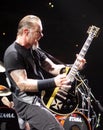 Metallica performs in concert